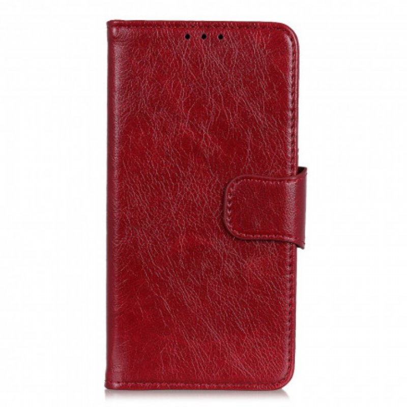 Etui Folio do Realme 8 / 8 Pro Dwoina Skóry Nappa